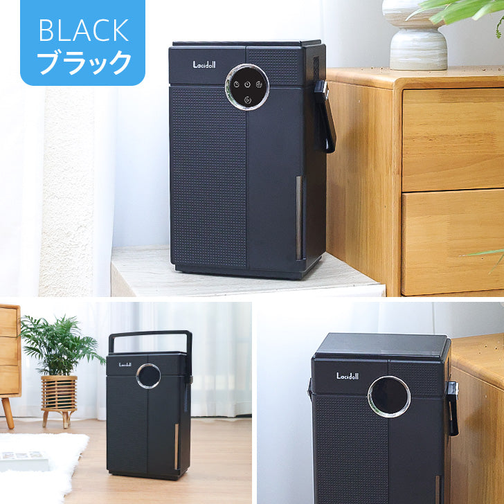 除湿機 小型 除湿乾燥機 除湿器 小型除湿機 大容量3.5L 【強力除湿量1L/日 18畳まで対応】ダブルペルチェ式 浴室乾燥機 排水ホース付き じょしつき 部屋 除湿乾燥 コンパクト 取っ手付き 静音 満水自動停止 8/16/24時間タイマー 7色ライト 電気代安い おしゃれ お手入れ簡単 軽量 脱臭 省エネ コロナ/カビ/梅雨/結露/花粉対策 家庭用 PSE認証済 ブラック