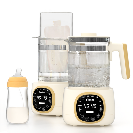 調乳ポット 哺乳瓶 消毒 ミルクウォーマー 電気ケトル ガラス ケトル 1.3L 調乳器具ミルク 保温 ボトル滅菌器 ミルク加熱 離乳食 ヒーター 温度調整機能/24時間の保温機能/空焚き防止 ポット湯沸かし 電子ケトル コーヒー/紅茶/調乳 耐熱ガラス 600W
